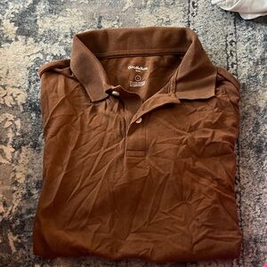 Goodfellow & Co Men's Rich Brown Polo Shirt